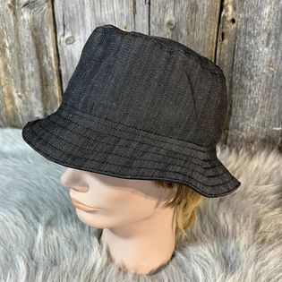 Chapeau Bob rouge et noir/CRÂNES Réversible 2 en 1