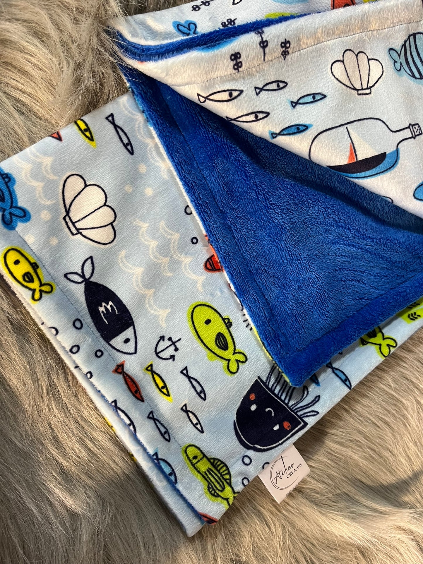 Doudou Minky POISSON